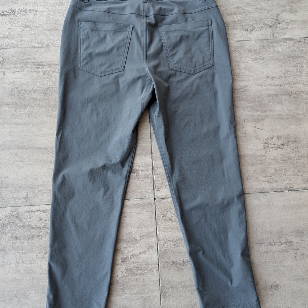 Lululemon ABC Classic 5 Pocket Pant *Warpstreme Grey Size 32 28L - Picture 8 of 11
